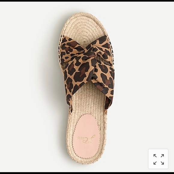 J. Crew‎ NIB Twisted-Knot Espadrille Sandals